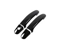 HCPAVEXT Cubierta Para Manija Puerta Para Opel Para Corsa D S07 2006 2007 2008 2009 2010 2011 2012 2013 2014 Adhesivo Anticorrosión Exteriores (Black,2 Pcs)