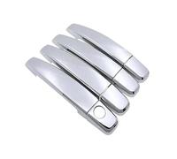HCPAVEXT Cubierta Para Manija Puerta Para Opel Para Corsa D S07 2006 2007 2008 2009 2010 2011 2012 2013 2014 Adhesivo Anticorrosión Exteriores (Chrome,4 PIEZAS)
