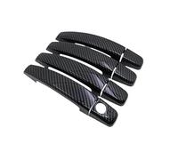 HCPAVEXT Cubierta Para Manija Puerta Para Opel Para Corsa D S07 2006 2007 2008 2009 2010 2011 2012 2013 2014 Adhesivo Anticorrosión Exteriores (Fibra de carbon,4 PIEZAS)