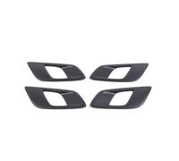 HCPAVEXT Embellecedor Cubierta Manija Puerta Interior ABS 4 Piezas Para Ford Para Ranger Para Wildtrak 2015 2016 2017 2018 2019 2020 2021 Manija Interior Coche(Matte black)