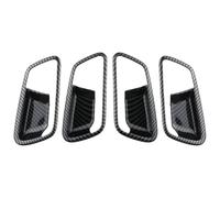 HCPAVEXT Embellecedor Cubierta Marco Manija Puerta Interior Coche 4 Piezas Para Kia Para Morning 2020-2023 Para Picanto 2019-2023 Manija Interior Coche