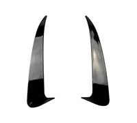 HCPAVEXT Labio Alerón Trasero Moldura Ventilación Trasera Moldura Parachoques Borde Alerón Lateral Divisor Aleta para Mercedes para Benz Clase C W205 C43 C63 AMG 2014-2018 2019(Gloss Black)