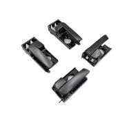 HCPAVEXT Manija De Puerta Interior Delantera Y Trasera Negra Para Kia Para Rio Para Rio5 2006 2007 2008 2009 2010 2011 Manija Interior Coche(1 set)