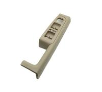 HCPAVEXT Manija Puerta Delantera Interior LHD Marco Reposabrazos Trasero Interruptor Elevación Panel Control Embellecedor Para Skoda Para Superb Manija Interior Coche(Beige Front left)