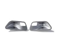HCPAVEXT Manija Puerta Interior ABS Plasti Embellecedor Tapa Cuenco Para Serie 3 4 F30 F32 F35 2013-2019 Manija Interior Coche(2-piece Silver)