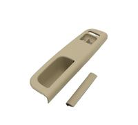 HCPAVEXT Manija Puerta Interior Izquierda Y Derecha Panel Interruptor Ventana Embellecedor Bisel Para VW Para Bora Para Golf 4 MK4 Para Jetta, Para Passat Manija Interior Coche(Beige 2PCS)