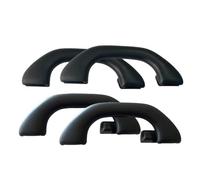 HCPAVEXT Manija Techo Superior Delantera Y Trasera Negra 6R0857607 561857607 Para VW Para Polo 5 6R GTI Para Jetta 6 Manija Interior Coche(1 Set 4 Pieces)