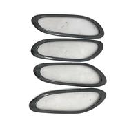 HCPAVEXT Panel Inserción Embellecedor Tapa Manija Puerta Interior Coche Para Nissan Para Navara NP300 2017 2018 2019 Manija Interior Coche(Carbon fiber steel)