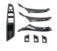 HCPAVEXT Panel Reposabrazos Manija Puerta Interior LHD RHD Para Serie 5 F10 F11 F18 520i 523i 525i 528i 535i Manija Interior Coche(LHD set)