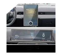 HCPAVEXT para F&ORD para Mustang para Mach-E 2021-2022 Película Protectora De Pantalla De Vidrio Templado HD con Navegación GPS Y Tablero LCD (2pcs Sets)