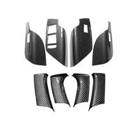 HCPAVEXT Para Opel Para Insignia MK1 LHD Interruptor De Ventana De Puerta De Coche Panel De Control Manija Cubierta Embellecedora Manija Interior Coche(8pcs)
