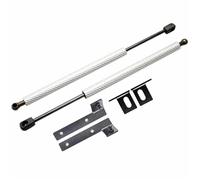 HCPAVEXT Para VW para Tiguan 2010-2017 Capó Delantero del Coche Capó Modificar Puntales De Gas De Elevación De Apoyo Amortiguador De Choque Amortiguador Autopartes(Silver Carbon Fiber)