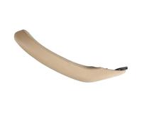 HCPAVEXT Para X3 F25 X4 F26 2009-2016 Interior Izquierdo Derecho Tirador Puerta Pasajero Manija Cubierta Cuero Embellecedor Manija Interior Coche(Beige right)
