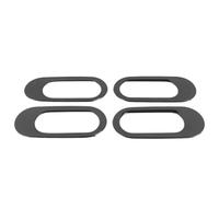HCPAVEXT Pegatina Cubierta Embellecedora Manija Puerta Interior Coche Acero Inoxidable Para Citroen C5 Para Aircross 2017 2018 2019 2020 2021 Manija Interior Coche(Black)