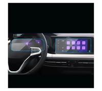 HCPAVEXT Película Protectora De Pantalla De Navegación De Vidrio Templado Coche DVD GPS Multimedia LCD para VW para Golf 8 2021 (8 Inch 1 Set)