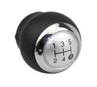 HCPAVEXT Pomo De Palanca Cambios 5/6 Velocidades Para Toyota Para Corolla Para RAV4 Para Avensis Para Yaris 2009-2019 (Silver 5 Speed)