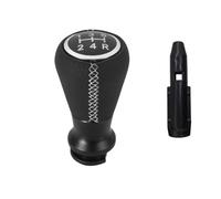 HCPAVEXT Pomo De Palanca Cambios Cuero Para Citroen C3 C4 C5 Funda Protectora Accesorios Para Coche (White B)