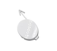 HCPAVEXT Tapa del Gancho De Remolque del Parachoques Delantero para VW para Polo 2009-2013 6R0807241A Autopartes(Blanco)