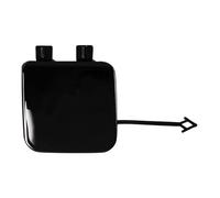HCPAVEXT Tapa del Gancho De Remolque del Parachoques Trasero Derecho (Lado del Pasajero) para A4 B9 2017-2019 Autopartes(Black)