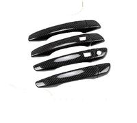 HCPAVEXT Tirador De Puerta De Fibra De Carbono Para Citroën Para Berlingo K9 2019 2020 2021 2022 2023 2024 (Black,2 keyless Entry)