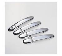 HCPCNDNMUB exterior Cubierta Cromada ABS Para Manija De Puerta Embellecedor Para Taza Superposición De Estilo De Coche Para H& Para Hyundai Para Santa Para Fe 2007-2012(Door handle)