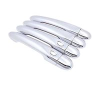 HCPCNDNMUB exterior Cubierta Cromada Para Manija De Puerta Juego De Molduras De Captura Para Renault Para Fluence 2009-2019 Accesorios De Estilo De Tapa De Coche(No Keyhole 2 Buttons)