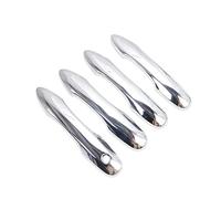 HCPCNDNMUB exterior Embellecedor Cubierta Manija Puerta Fibra Carbono Accesorios Coche Para Camry 70 2017-2023 Para Corolla Para Cross Para Prius Para Toyota Para Avalon 2019-2023(ABS Chrome 1 hole)