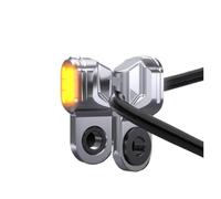 HCPCNDNMUB Luz Direccional Trasera Y Delantera LED Para Motocicleta Señal De Giro Brillo Universal 12V luces intermitentes(M10 Titanium 12V)