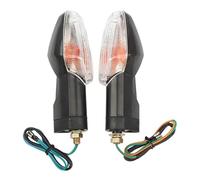 HCPCNDNMUB Para CBR250 Para CBR 250 250R CB300F CBF 125 150 2013-2017 Luz Intermitente De Motocicleta Indicadores Traseros Lámpara luces intermitentes(blanco)