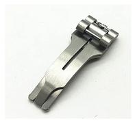 HCPGBGLBTF 16MMX8 Watch Accesorios Hebilla Cierre de hebilla plegable de acero de tres bolas 1 6mm Hombres y mujeres miran accesorios compatibles for Rolex. Hebilla de mesa(Silver)