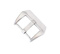 HCPGBGLBTF 18 20 22 24 26mm Banda de reloj Hebilla 4 colores Moda Cepillado Metal Reloj de Metal Correa de acero inoxidable Cierre de accesorios Compatible for Samsung Hebilla de mesa(20mm Matte Silve