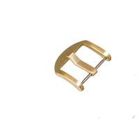 HCPGBGLBTF 20mm 22mm Metal Reloj Banda Hebilla Hombres Relojes Strap Silver Solid Acero Inoxidable Cierre de Accesorios Hebilla de mesa(Salmon)