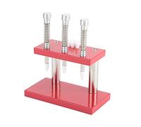 HCPGBGLBTF 3 cabezas Red Watch Hands Agujas Ajuste Configuración Prensa Presser Plunger for 7 Dies Herramienta de reparación de reloj de pulsera de aluminio for relojero Herramientas para la reparació