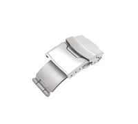 HCPGBGLBTF Accesorios de reloj de acero inoxidable Accesorios de reloj de reloj Doble Hebilla Doble click Haga clic en WheamBanda Push Button Button Button Button Hebillas Hebilla de mesa(16mm)