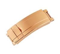 HCPGBGLBTF Acero inoxidable 9 * 9 mm Micro Ajuste de bloqueo de bloqueo de bloqueo de bloqueo for correa de goma Tornillo Tornillo Conecte Oro Plata Rosa RoseGold Herramientas Hebilla de mesa(Rosegold