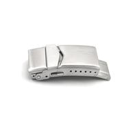 HCPGBGLBTF Acero inoxidable Sólido Botón Doble Doble Cierre plegable Despliegue Correa de hebilla Hebilla de mesa(STL 22mm)