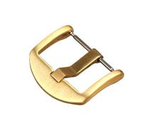 HCPGBGLBTF Adaptación Hebilla mecánica de bronce 18 20 22 2 4mm Cuero reloj de reloj banda de banda de latón accesorios de mano vintage Hebilla de mesa(18mm-round)