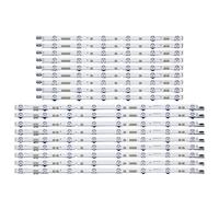 HCPGBGLBTF Barra de LED 18 piezas V5DR_550SCA 550SCB_R0 for Samsung UN55JS7200 UE55JU6800K UE55JU6870U UE55JU6800 UE55JU6872U UN55JS700DF 55JU6800 retroiluminación led de televisión