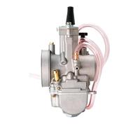 HCPGBGLBTF Carburador de motocicleta dae corredera plana apto for PWK KR150 Racing 21 mm 24 mm 26 mm 28 mm 30 mm 32 mm y 34 mm apto for Yamaha 100 cc 125 cc y 250 cc. carburador de motocicleta(34MM)