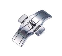 HCPGBGLBTF Cierre de acero inoxidable for 1853. T035617 t035439 Reloj Correa mariposa hebilla de acero sólido Hebilla Hebilla de mesa(6-27mm)