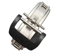 HCPGBGLBTF Cierre de hebilla de reloj de 20 mm de acero inoxidable for RM35 Ver correas, ver partes. Hebilla de mesa(Black plus steel)