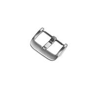 HCPGBGLBTF Cierre de plata de 20 mm Piezas de correa de acero inoxidable 316L Piezas de acero inoxidable Accesorios de hebilla for hombres Hebilla de mesa