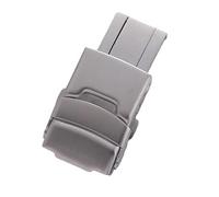 HCPGBGLBTF Cierre de seguridad plegable de 18 mm 20 mm 22 mm. Hebilla de mesa(Silver 18mm 3pcs)