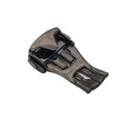 HCPGBGLBTF Clip plegable Clip de acero inoxidable for hebilla plegable 18 mm hebilla correa de metal reloj hebilla compatible for omega Hebilla de mesa(Noir)