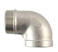 HCPGBGLBTF Codo de calle de 90 grados for rosca hembra NPT x rosca macho NPT, accesorio de tubería fundida de acero inoxidable 304 Codo roscado(1.5 Inch)