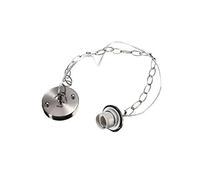 HCPGBGLBTF E27 vintage lámpara pie techo rosa collar colgante bombilla titular tornillo zócalo kit para retro bombilla titular (cromo)