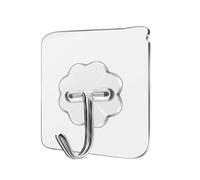 HCPGBGLBTF Ganchos adhesivos grandes, resistentes, de 10 kg, for toallas y albornoces, impermeables, for pared, for el hogar, baño, la cocina oficina gancho(10Pack-Medium Hooks)