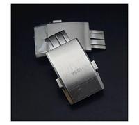 HCPGBGLBTF Hebilla de acero inoxidable de 20 mm Hebilla clásica Hebilla for hombres Durable de goma de goma Silicone Silicone Silver Ajustable Hebilla Hebilla de mesa