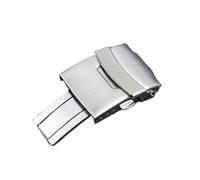 HCPGBGLBTF Hebilla de la banda de reloj de acero inoxidable 18 mm 20 mm 22 mm 24 mm Cierre de seguridad de la hebilla plegable for las correas del reloj Hebilla de mesa(24mm)