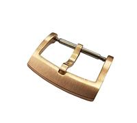HCPGBGLBTF Hebilla de lengüeta de bronce sólido for L6002m Ver las piezas completamente cepilladas 18 20 22 mm 2.0 for barra de resorte Hebilla de mesa(18 mm)
